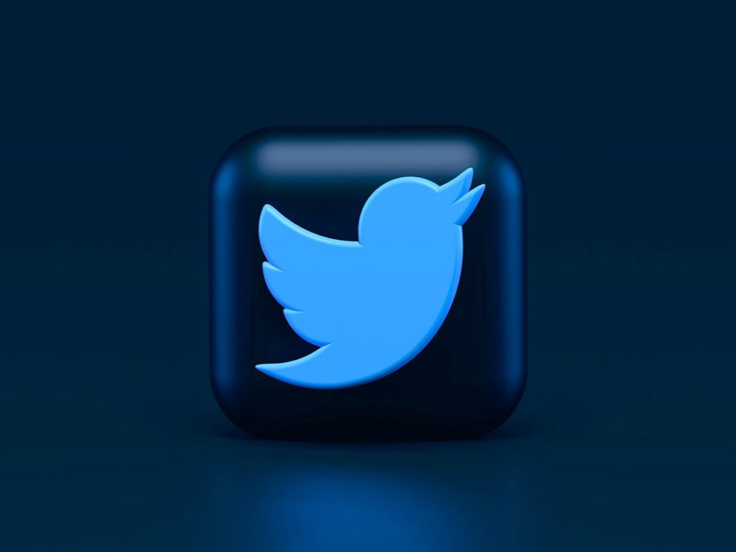 3d Twitter logo; saas influencers on twitter concept